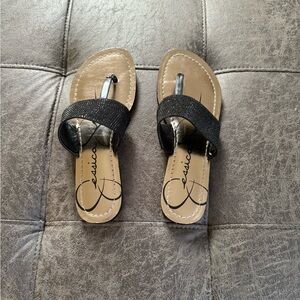 Jessica Simpson Flat Heel Sandals Size 7 1/2